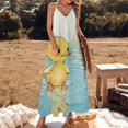 thumbnail image 2 of Fun And Playful Duck Sleeveless Dress Women's Luxury Party Dress Birthday Dresses for Women, 2 of 7