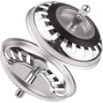 thumbnail image 1 of 2 Pack Stainless Steel Kitchen Sink Stopper, 79.3mm Universal Kitchen Sink Strainer For Kitchen And Bathroom, 1 of 5