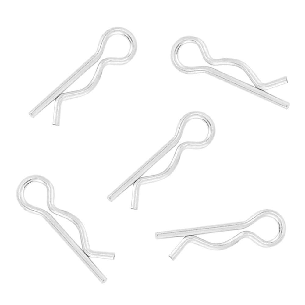 1 2 20mm R Type Cotter Pin Clips Zinc Plated Retaining Pins Spring