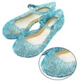 thumbnail image 3 of EeaseMX par de sandalias de tacón alto para niñas, color gelatina, creativas, duraderas, bonitas, para regalo infantil, talla 37 (azul cielo)., 3 of 7