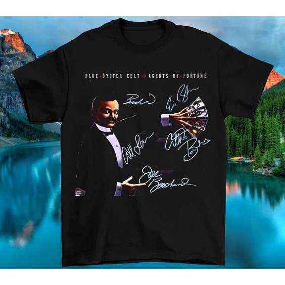 RARE Blue Oyster Cult Member Men T Shirt Black Size S M L 234XL CG002