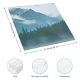 thumbnail image 3 of FANNA Mountain Trees Fog Cloth Napkins Polyester Reusable for Hotel Home Banquet Events 4 PCS, 3 of 7