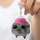 thumbnail image 3 of Divertido Meme Acrílico Divertido Colgante Llavero Sombrero Rosa Kawaii Animal Joyería Fans Regalos, 3 of 9