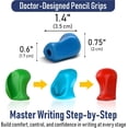 thumbnail image 4 of The Pencil Grip 3-Step Training Kit, Ergonomic Pencil Grips, Assorted Colors, 3-Pack, 4 of 10