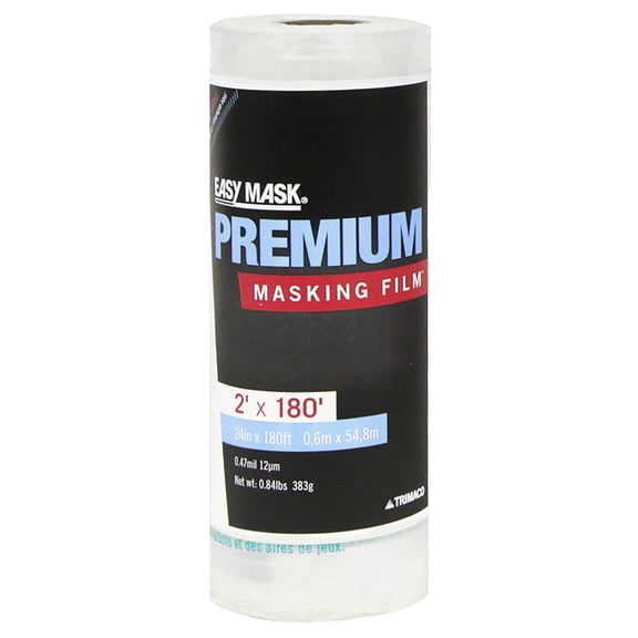 1-Roll of 24” x 180’ Trimaco 42480 Easy Mask .5-Mil Premium Grade Masking Film