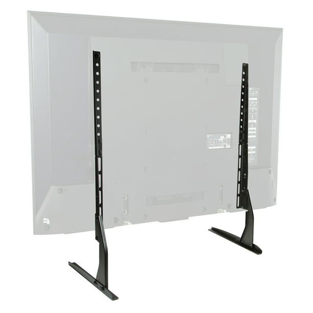 Mount Factory Modern Tabletop Tv Stand Universal Flat Screen Base Replacement For 24 32 40 42 50 55 60 65 Screens Walmart Com Walmart Com