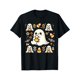 thumbnail image 1 of Funny Candy Corn Ghost Halloween Costume KIds Boys Girls T-Shirt, 1 of 6
