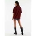 thumbnail image 6 of MOYIKO Oversized T Shirts for Women Short Sleeve Loose Fit Crewneck Tees Summer Tops, 6 of 7