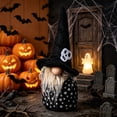 thumbnail image 6 of Euahivb Halloween Gnome Plush Figurine Faceless Doll with White Beard and Star Pattern Body for Spooky Party Tabletop Shelf Mantel Decor, Fall Home Decor, 6 of 8