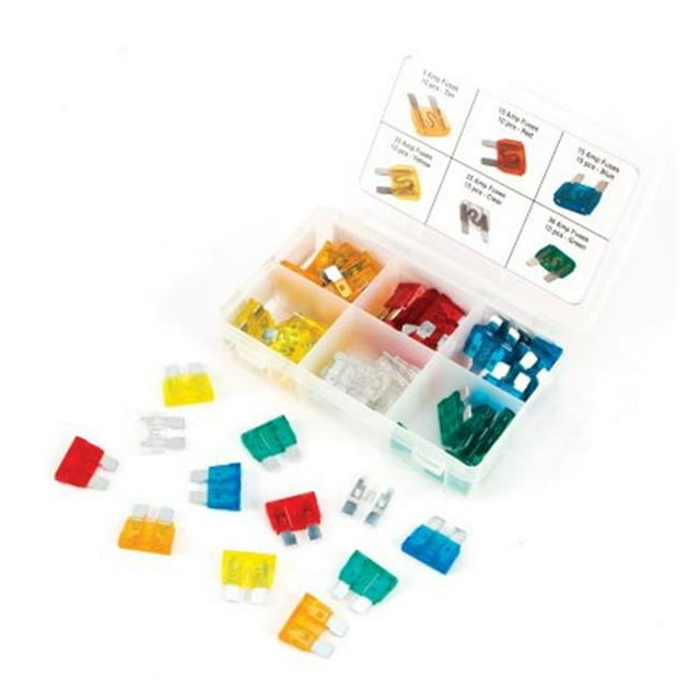 Wilmar PMW5373 Assortiment de 60 Pcs de Fusibles Standard