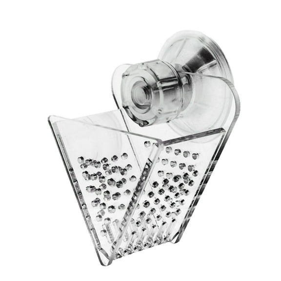 Aquarium Acrylic Feeding Cup Clear Leeches Trap Plant Cups Shrimp Live Red Worm Fish Feeder for Aquariums Detachable