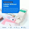 thumbnail image 2 of ZEBRA ZSB Series Labels - Potato Starch-Based Printer Label Paper - Recyclable Label Cartridge for Stickers - Versatile, Cloud-Based Adhesive Labels for Printer - Address, 1.25" x 3.5", 2 of 7