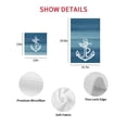 thumbnail image 7 of Nautical White Anchor Kitchen Dish Towels for Drying Dishes Set of 3, Blue Gradient Ocean Abstract Waffle Weave Microfiber Hand Tea Bathroom Towels Quick Dry & Absorbent Towel 15.7x23.6, 7 of 7