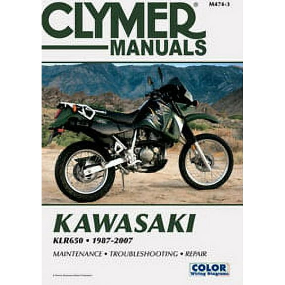 Clymer Repair/Service Manual '87-07 KLR650 (CM4743)