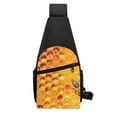 thumbnail image 6 of Wukai Bees on Hive Honeycomb Versatile Chest Bag with Adjustable Strap and Multiple Pockets for Daily Use, Outdoor Sports, Shopping, and Excursions, 6 of 6