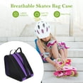 thumbnail image 2 of Siruishop Sac pour Patins à Roulettes Sac pour Chaussures de Patinage Grande Capacité Réglable Portable Patins à Glace, 2 of 11