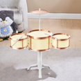 thumbnail image 5 of Fesfesfes Kids Jazz Drum Set Beginner Practice Drum Realistic Percussion Instrument with Sticks Early Education Musical Toy for Children Simulated Design, 5 of 5