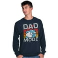 thumbnail image 3 of Funny Papa Smurf Cartoon Dad Mode Men's Long Sleeve Tee T Shirt Brisco Brands X, 3 of 6