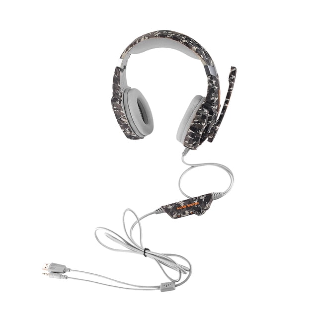 Game Deep Bass Game Headphone Sound Sobre-Ore Feat Auriculares Con Luz LED Sunnimix Audífonos de juego ABS