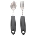 thumbnail image 5 of IBASETOY 1 Set Grey Adaptive Utensils Plate For Elderly Care Home Use, 5 of 8