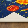 thumbnail image 4 of KC Cubs Playtime Collection Space Safari Road Map Area Rug Educational Learning & Game Area Rug Carpet for Kids and Children Bedrooms and Playroom, 4 of 9