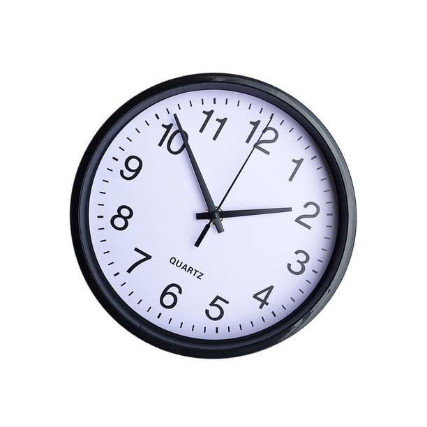 Toystoory Reloj de pared redondo, relojes de cocina para dormitorio, reloj de pared de cuarzo, movimiento silencioso adecuado para el hogar Electrodomésticos No.1 Toystoory HA025093-01