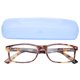 thumbnail image 1 of Gafas de lectura con bloqueo de luz azul, unisex, simples, retro, portátiles, para presbicia+150, 1 of 14