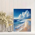 thumbnail image 2 of Qisvanset 12x16 Inch Matthew Coastal Bible Canvas Wall Art, Beach Landscape Scripture Trendy Home Wall Decor, 2 of 8