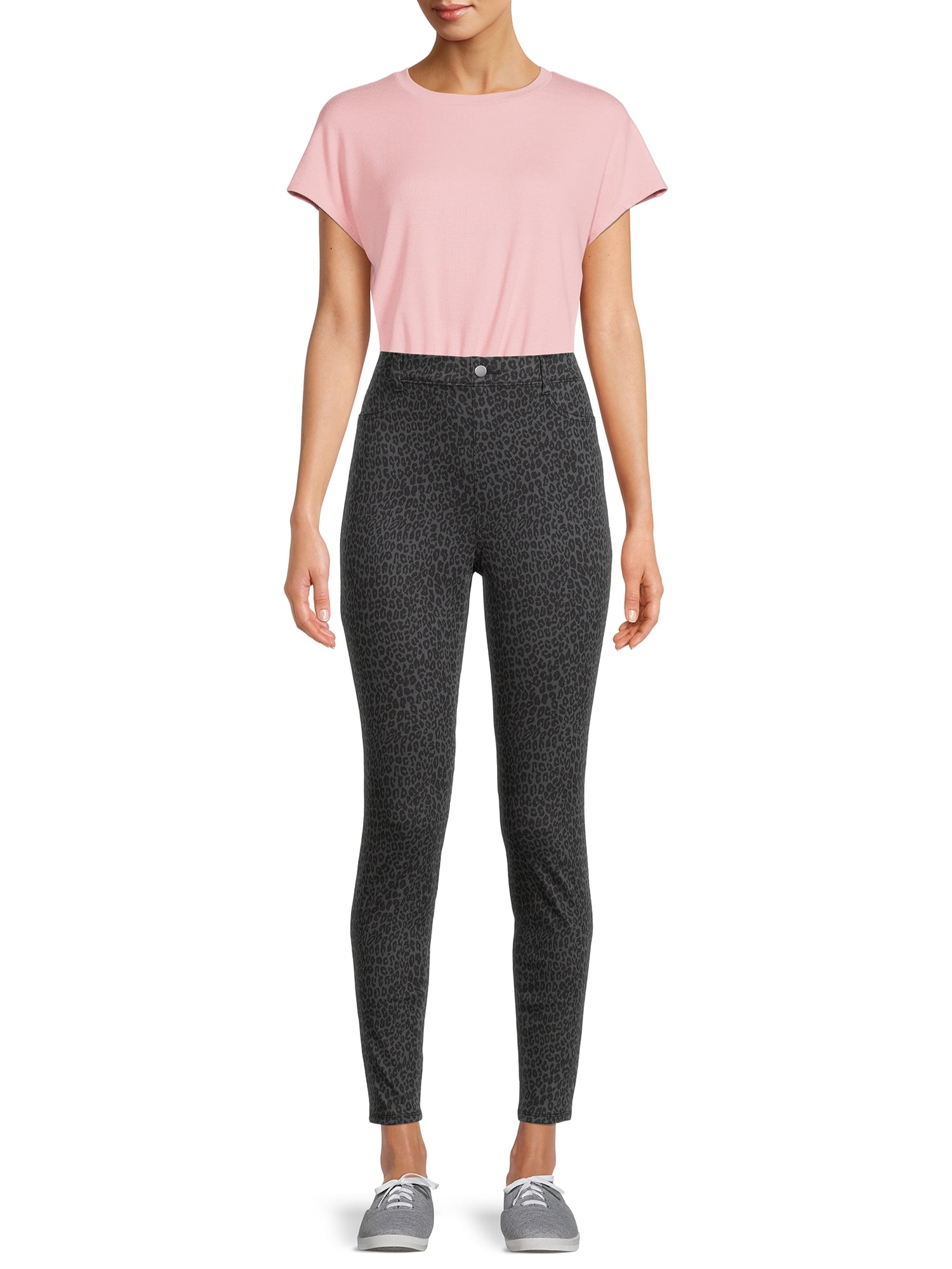Time and Tru Women's High Rise Jeggings, Sizes XS-XXL