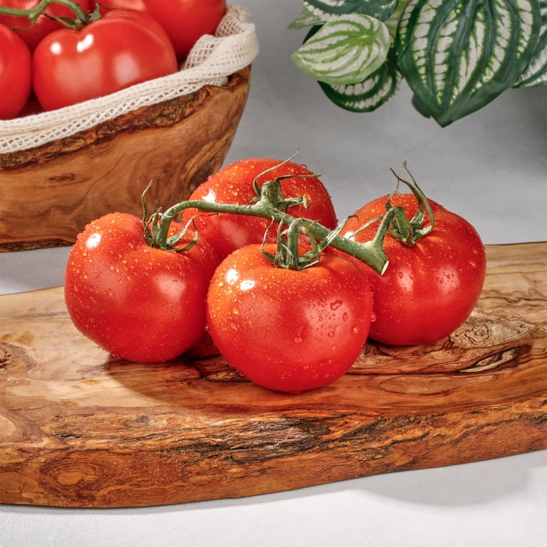 Fresh Produce Organic Tomatoes on the Vine 1 lb Bag with Firm