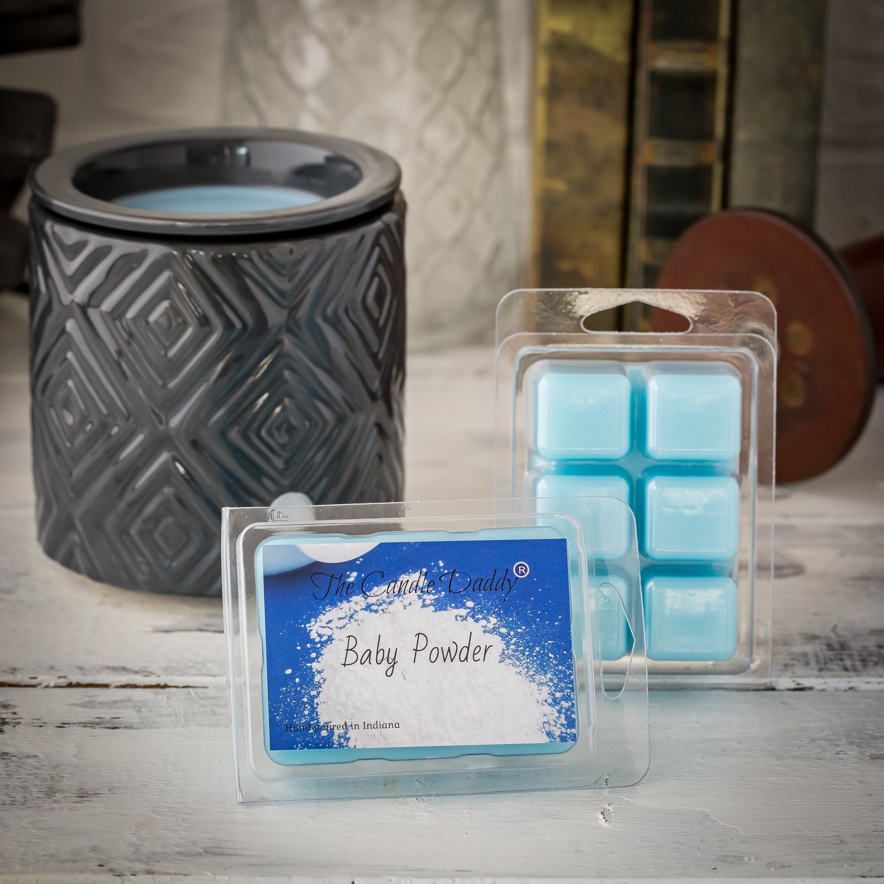 Scented Wax Melts, Baby Powder Scent, STRONGLY SCENTED WAX  MELTS, Wax Melts Wax Cubes Strong Scent, HANDMADE, Candle Melts Wax Cubes, USA Made