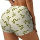 thumbnail image 1 of Fotbe Green Snake Shorts Sin Costuras – Shorts Deportivos de Cintura Alta para Mujer, Elásticos para Gimnasio, Yoga, Running o Ciclismo-Medium, 1 of 8