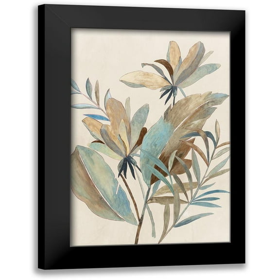 Jensen, Asia 11x14 Black Modern Framed Museum Art Print Titled - Vintage Tropics II