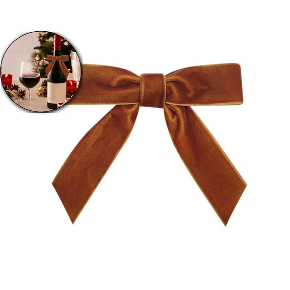 Dvruxg Pre-Tied Satin Bows - Set of 12, Wired Craft Ribbon, Wedding Embellishments, Gift Bow, Event Decor, Anniversary, Birthday, Christmas, Valentine's Day