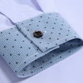 thumbnail image 6 of Kakii Men's Dress Shirts Long Sleeve Wrinkle-Free Business Casual Button Down Shirt, 6 of 6