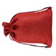 thumbnail image 4 of Matsuzay 50 Uds. Bolsa de lino con cordón organizador de joyas bolsa de almacenamiento de té portátil para el hogar Almacenamiento y organización del hogar vino rojo 7x9cm Matsuzay HA5722-07, 4 of 6