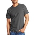 thumbnail image 1 of Hanes Mens Beefy-T Classic Crewneck Cotton Tee, M, Smoke Gray, 1 of 1