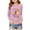 1-Pink1948, variant on WOYY Long Sleeve T-Shirt for Girls Casual Digital Print Crew Neck T Shirt Top, Sizes 3-14