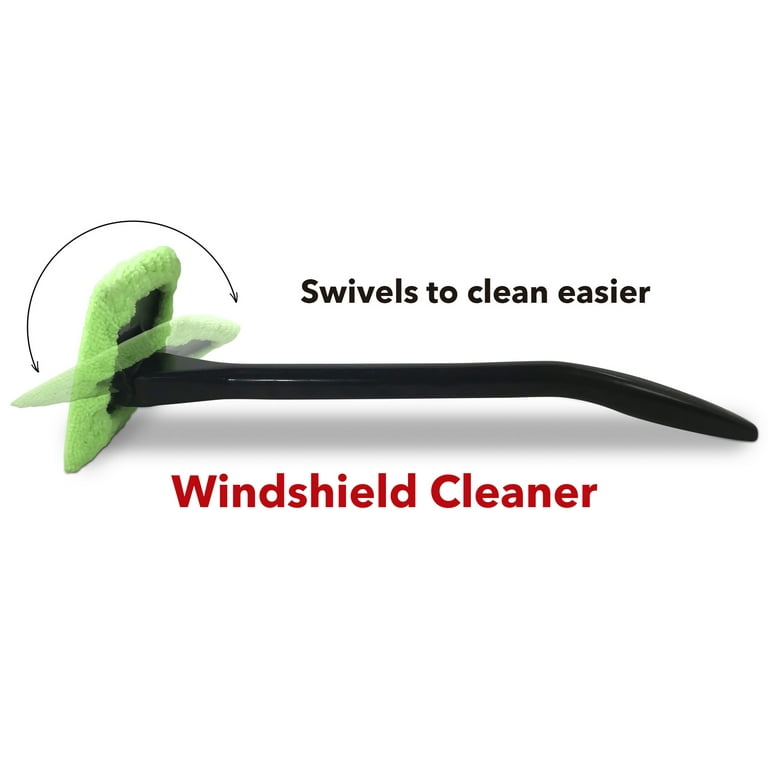 Eternal Windshield Cleaner with Microfiber Pad Cleaner Wand 2 Pack 