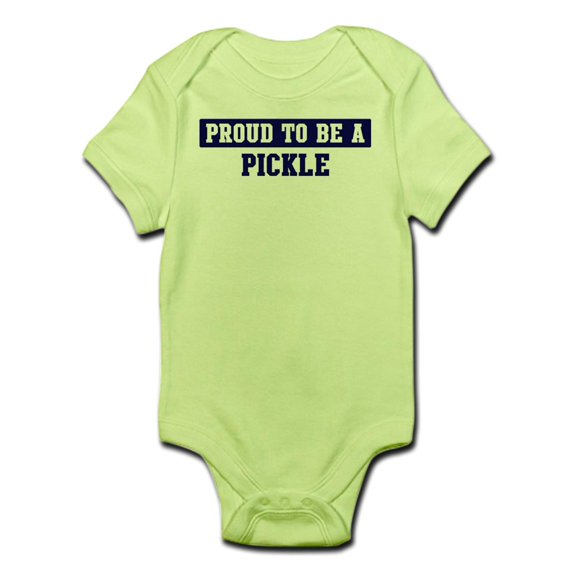 CafePress - Proud To Be Pickle Infant Bodysuit - Baby Light Bodysuit