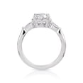 thumbnail image 2 of Oryn Jewel Round Cut Three Stone 1.6 Ct Engagement Ring - Lab-Created Simulated Diamond - 14K White Gold Over Rings - Classic Solitaire Wedding Ring for Women - Gift for Special Occasions, 2 of 6