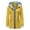 Jaune, variante sur Dvkptbk Veste à Capuchon pour Femmes, Couleur Unie, Imperméable, avec Capuchon Amovible, Coupe-Vent Légère Décontractée, Manteau de Marche Extérieur en Liquidation