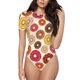 thumbnail image 1 of Balery Donut Body de cuello redondo de manga corta para mujer Tops de manga corta Tops básicos-Large, 1 of 7