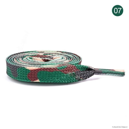 

1 Pair New Gradient Color Flat Shoe Laces 80/120Cm Women Girls Sneaker Shoelaces
