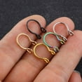 thumbnail image 6 of Fake Septum Ring Nose Non Pierced Cuff Silver Gold Jewelry Fake Faux Piercing NEW, 6 of 7