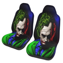 Joker Car Seat Cover for Front Seat Cushion Protectors 2 Pcs Car Accessories Bucket Seat Covers
