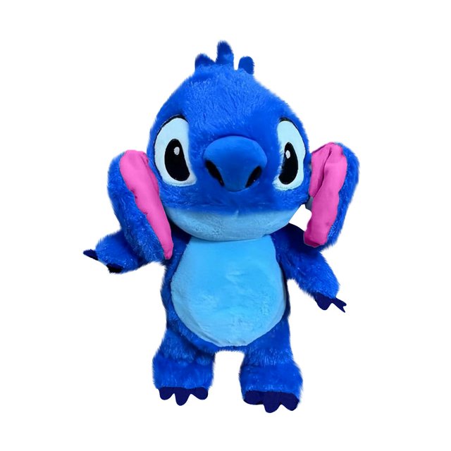 Stitch, 12.6 "juguetes de peluche de punto para niños, textura inexistente, personajes lindos bordados con detalles, orejas suaves y suaves, juguetes de peluche para todas las edades