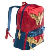 DC Comics DG-h603q1 Wonder Woman Girl's Backpack - Gold Glitter