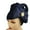 Navy Blue, variant on GROFRY Bow Turban Cap Bow Adjustable Women Satin Surface Breathable African Headwrap for Daily Wear