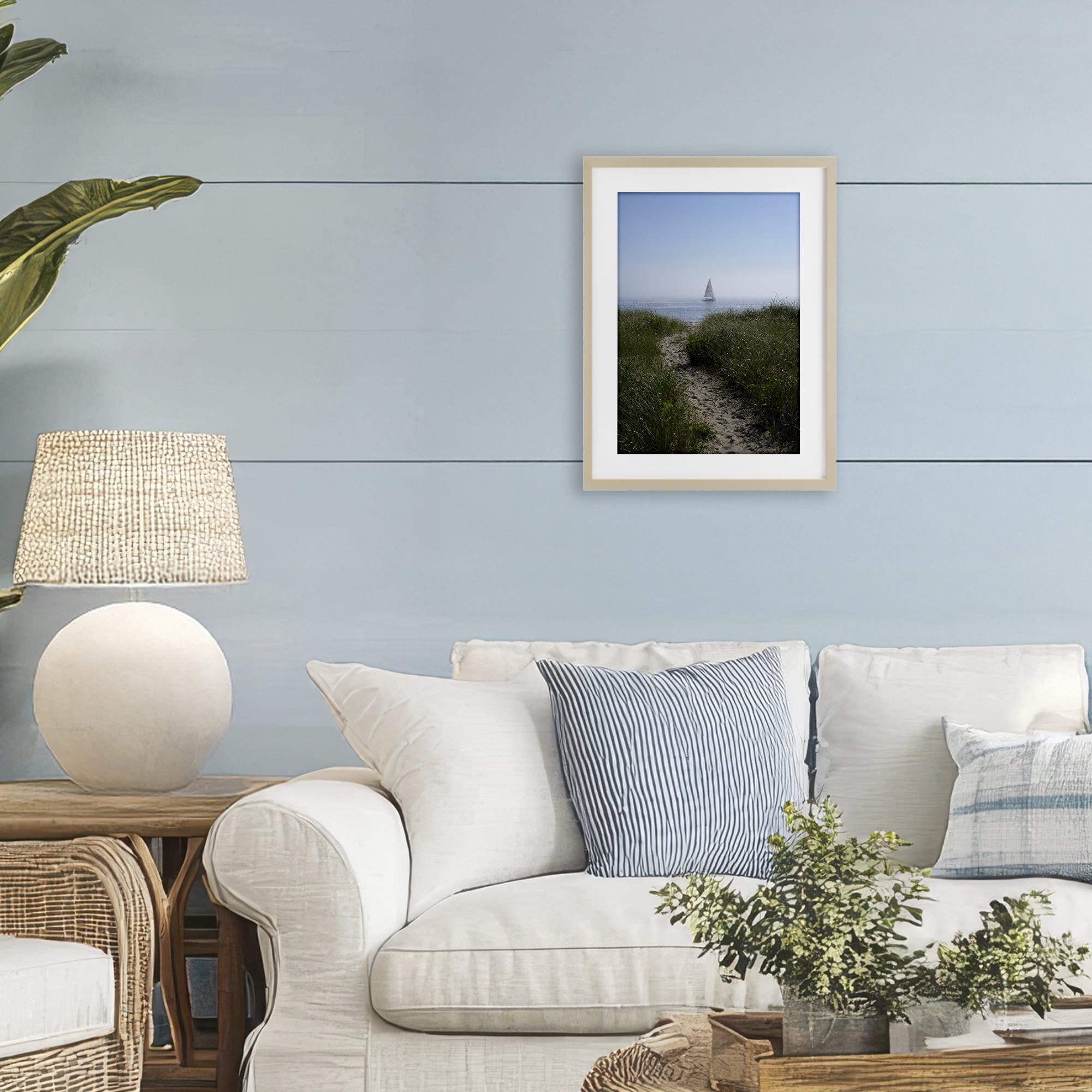 Stupell Industries Path to Morning Sail Birch Framed Print Under Glass, design by JLM Photographs